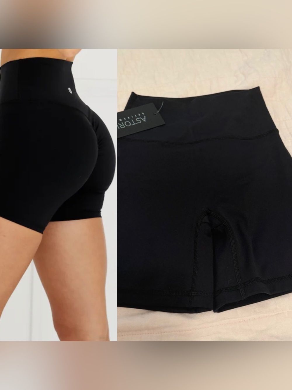 NWT Astoria Activewear Luxe Ignite Short Black